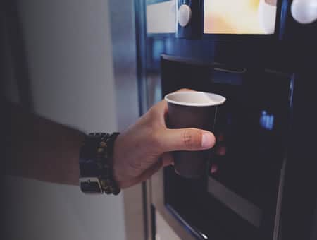 Hot drinks vending machine rental